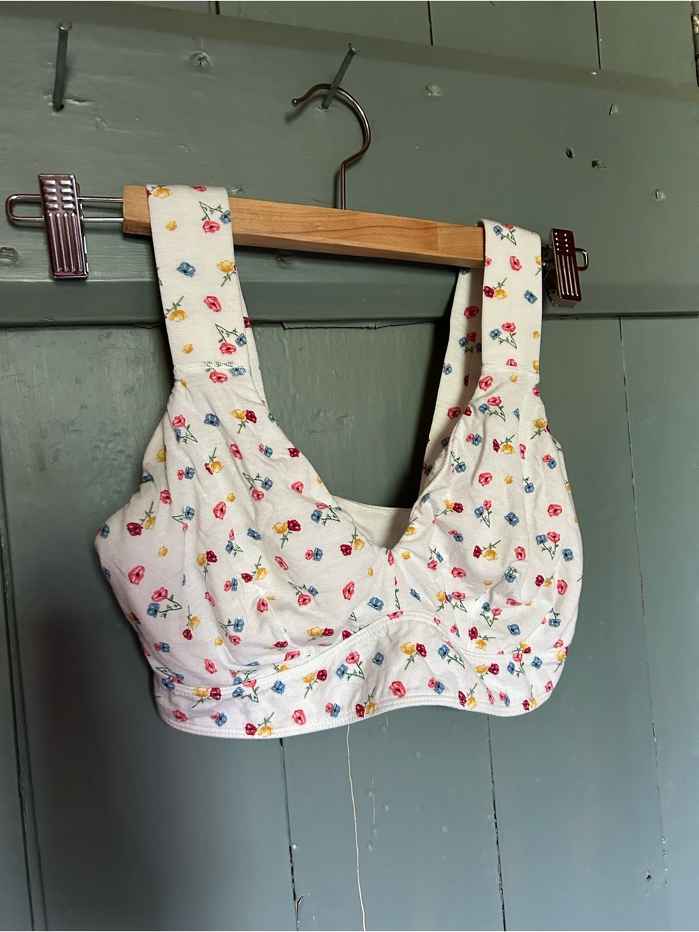 Floral Parade Bralette with Wide Straps
